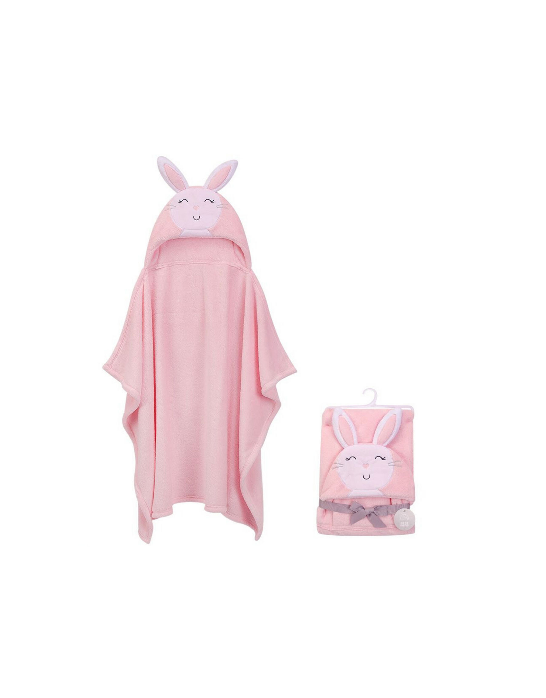 Hoodie Blanket Pink Rabbit